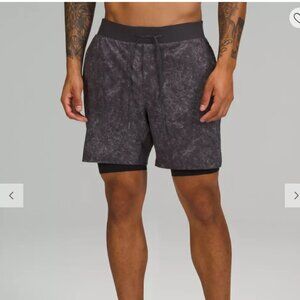 Lululemon T.H.E. Short 7" (Linerless) Men's Medium Grey (Gravel Dust) NWOT